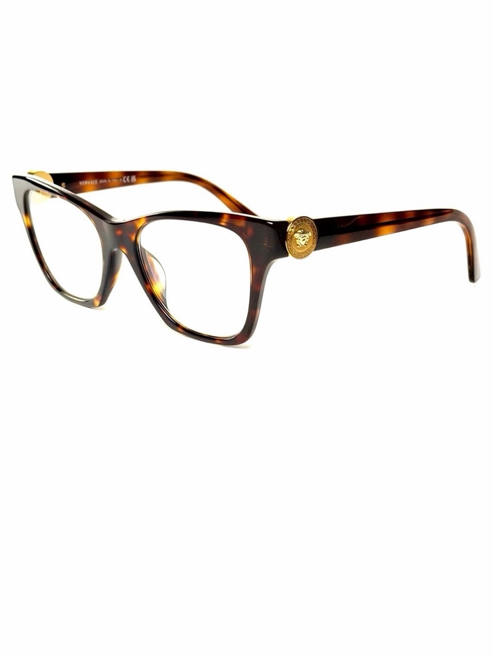 Versace Mod. 3341 U 108 Brown Authentic New Eyeglasses New Authentic 3341U